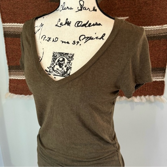 PrAna Foundation Olive Ruched Dress - Picture 6 of 11